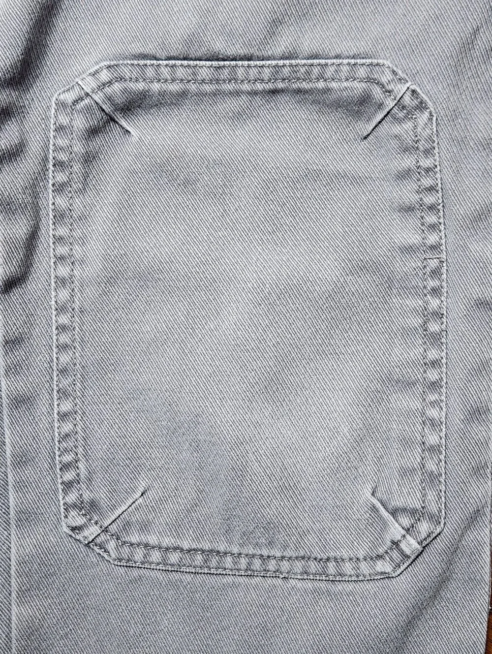 VTG 1999 Gymboree Gray Wide Leg Utility Patch Knee Pants 3-4Y Workwear Cotton